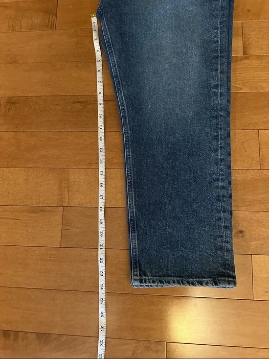 PAIGE Billy High Waist Crop Straight Jeans Moonchild Wash NWT Size 31 - Picture 12 of 14